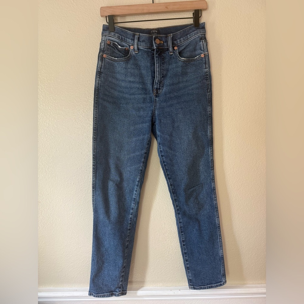 J. Crew Women's Straight Leg Blue Jeans